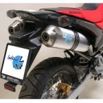 X3 Schalld�mpfer-Satz Aluminium oval